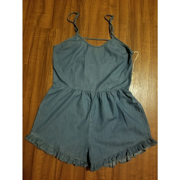 Denim - NWT DENIM ROMPER BY MIND CODE SIZE SMALL